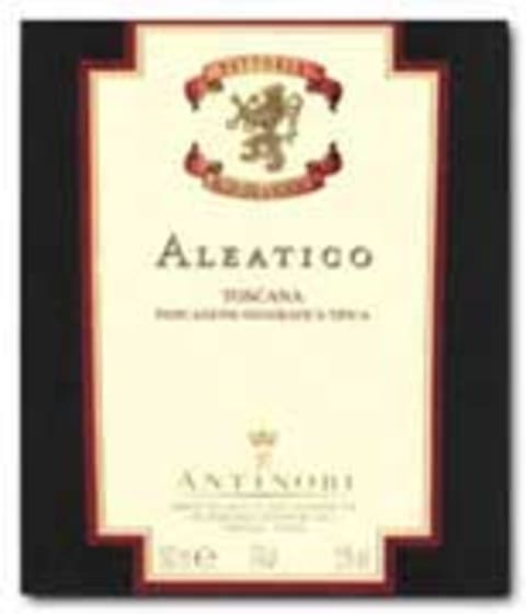 Antinori Aleatico (500ml) 2000 Front Label