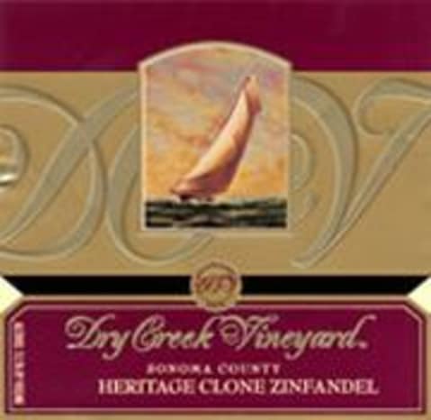 Dry Creek Vineyard Heritage Zinfandel (half-bottle) 2000 Front Label