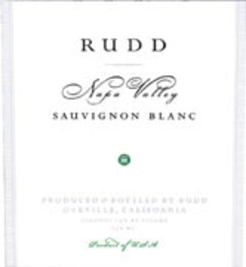 Flat front label of wine