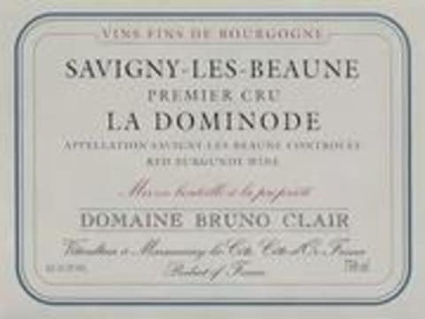 Bruno Clair Savigny Les Beaune La Dominode Premier Cru 2000 Front Label