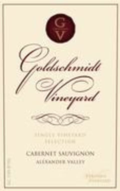 Flat front label of wine