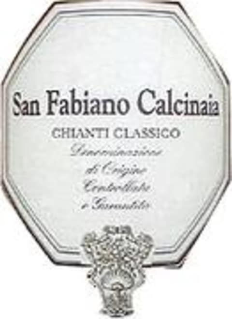 Flat front label of wine