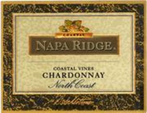 Flat front label of wine