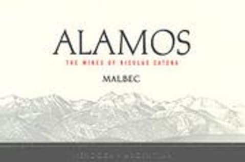 Alamos Malbec 2002 Front Label