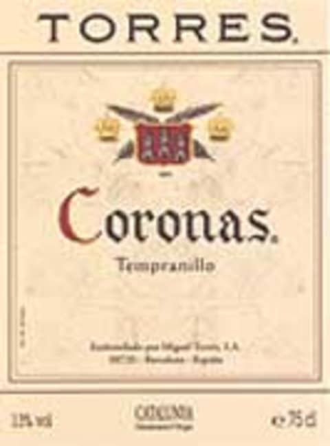 Flat front label of wine