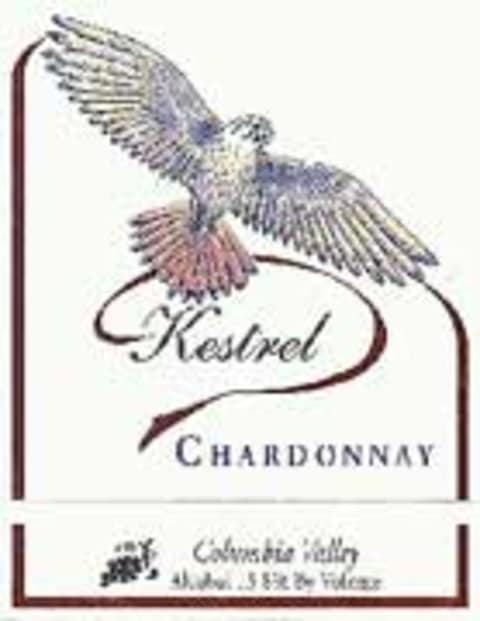 Flat front label of wine