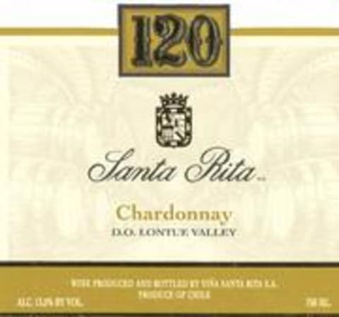 Flat front label of wine