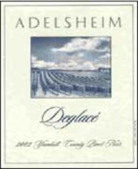 Adelsheim Deglace Pinot Noir (half-bottle) 2002 Front Label