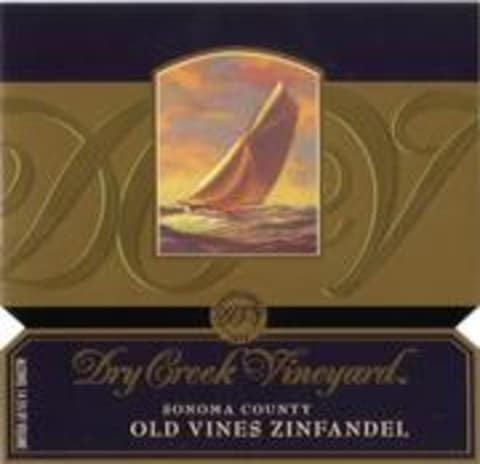 Flat front label of wine
