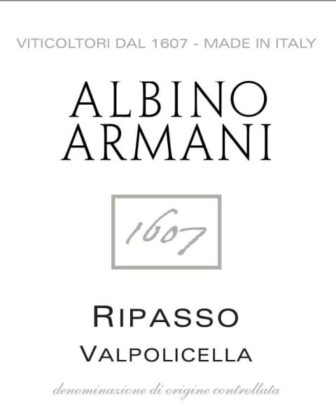 Albino Armani Ripasso Valpolicella 1607 2012 
