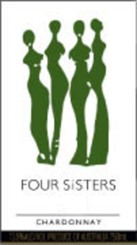 Flat front label of wine