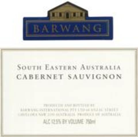 Barwang Vintner's Selection Cabernet Sauvignon 1998 Front Label