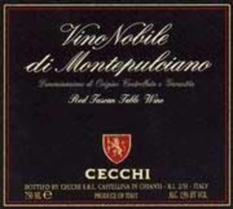 Cecchi Vino Nobile di Montepulciano 2000 Front Label