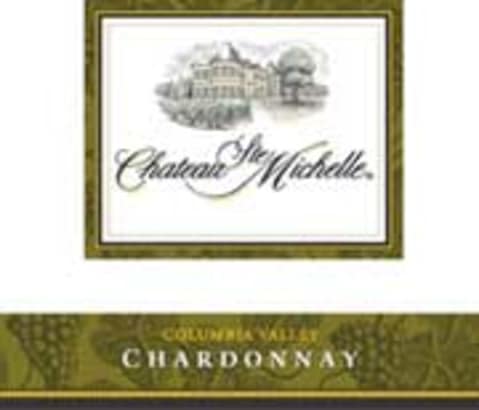 Flat front label of wine