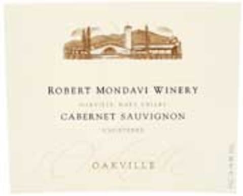 Flat front label of wine