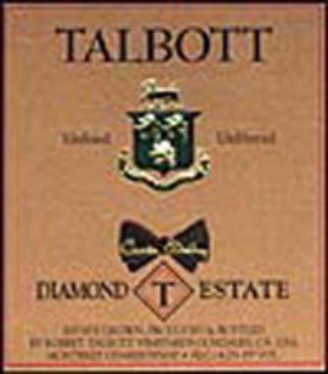 Flat front label of wine