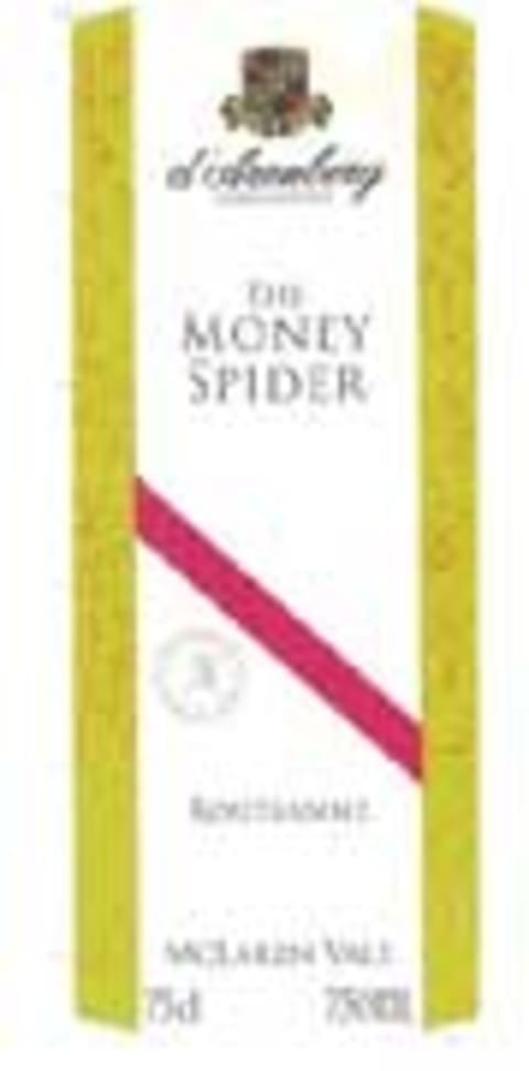 Flat front label of wine