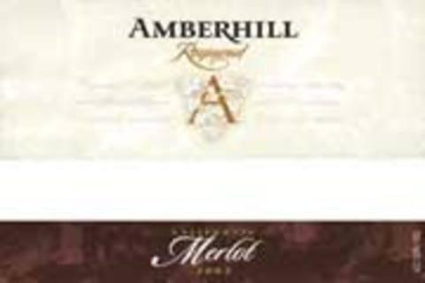 Flat front label of wine