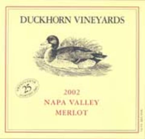 Duckhorn Napa Valley Merlot 2002 Front Label