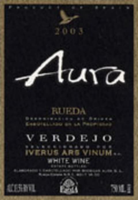 Flat front label of wine