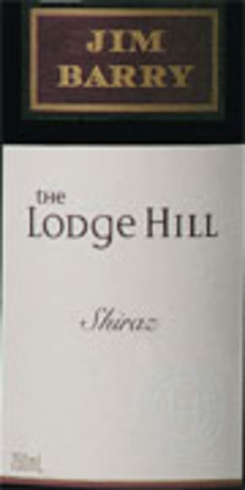 Flat front label of wine