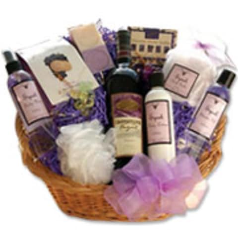 wine gift syrah spa basket