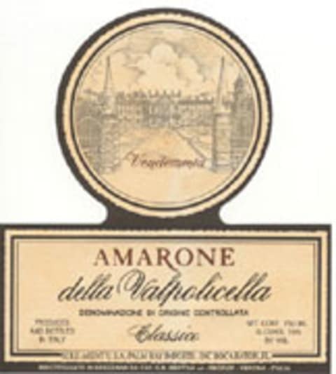 Bertani Amarone Classico 1997 Front Label