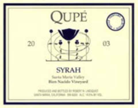 Flat front label of wine