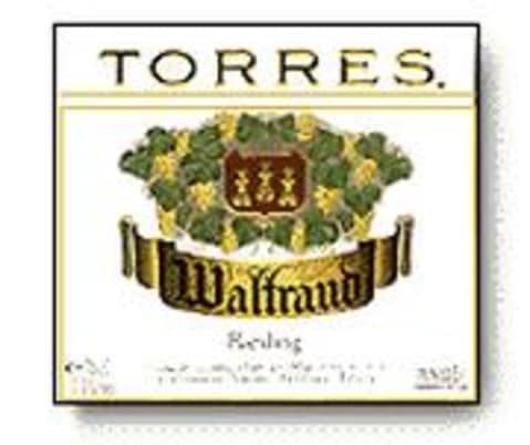 Flat front label of wine
