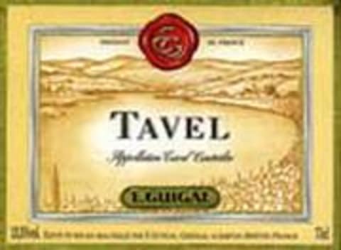 Flat front label of wine