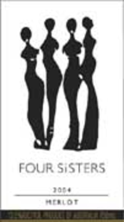 Flat front label of wine