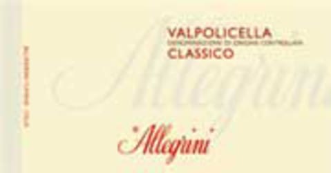 Allegrini Valpolicella 2004 Front Label