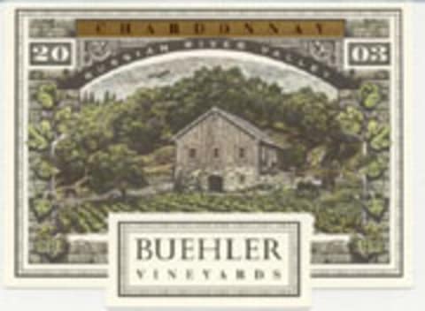 Buehler Russian River Chardonnay 2003 Front Label