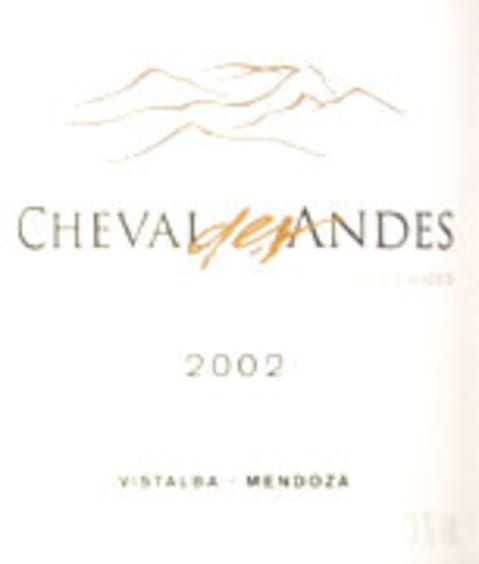 Cheval des Andes 2002 Front Label