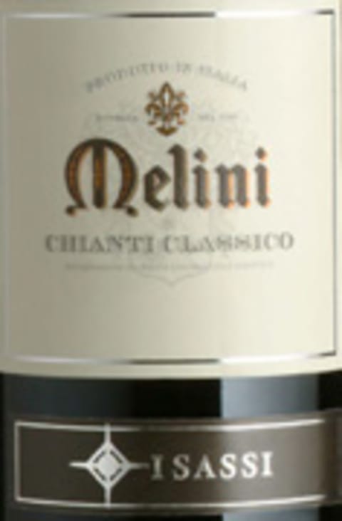Flat front label of wine