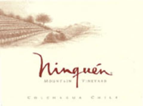 Flat front label of wine