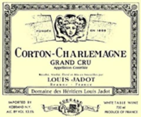 Louis Jadot Corton-Charlemagne 2003 Front Label