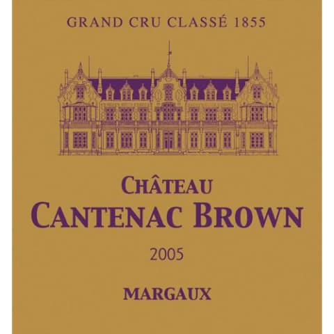 Chateau Cantenac Brown 2005 Front Label