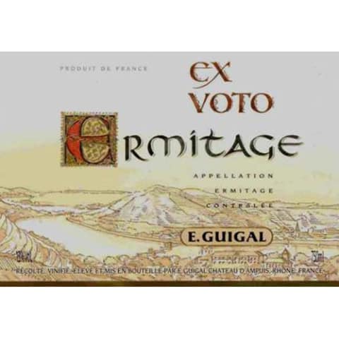 Guigal Ermitage Ex Voto Blanc 2006 Front Label