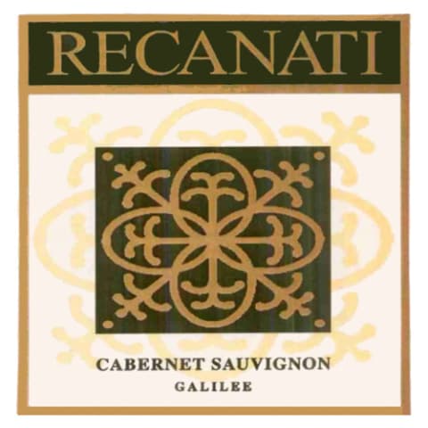 Flat front label of wine