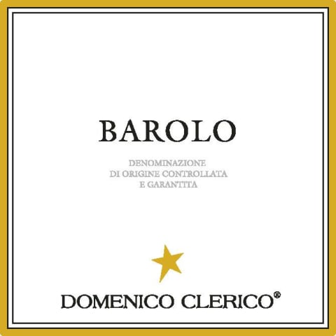 Domenico Clerico Barolo 2018 Front Label