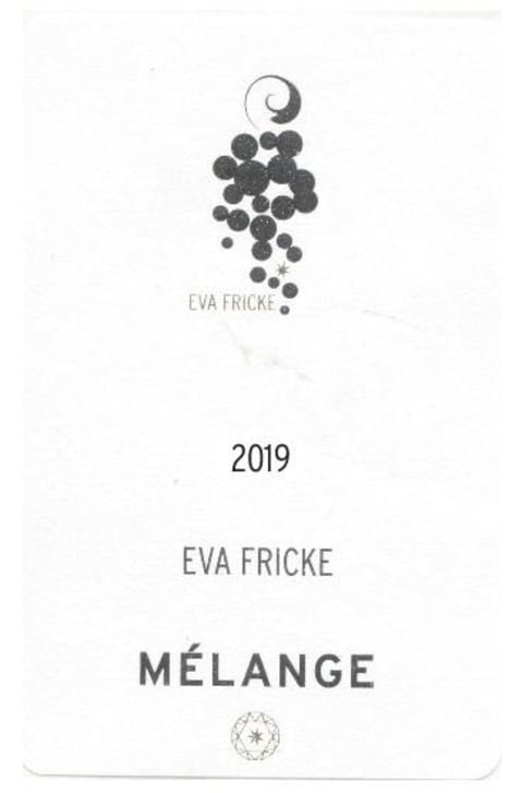 Eva Fricke Melange Rheingau Riesling Trocken 2019 Front Label