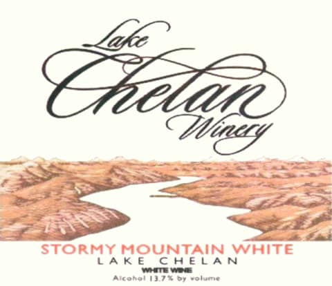 Lake Chelan Winery Stormy Mountain White 2010 Front Label