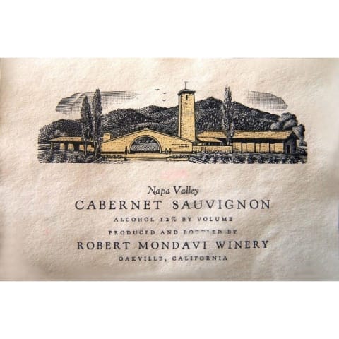 Robert Mondavi Napa Valley Cabernet Sauvignon 1978 Front Label