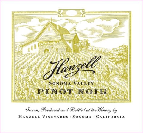 Hanzell Pinot Noir 2016 Front Label