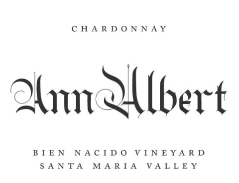 Ann Albert Bien Nacido Vineyard Chardonnay 2018 Front Label
