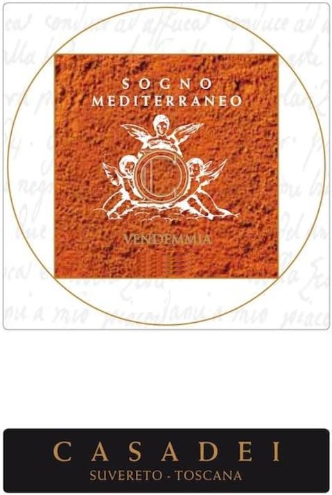 Casadei Sogno Mediterraneo 2016 Front Label