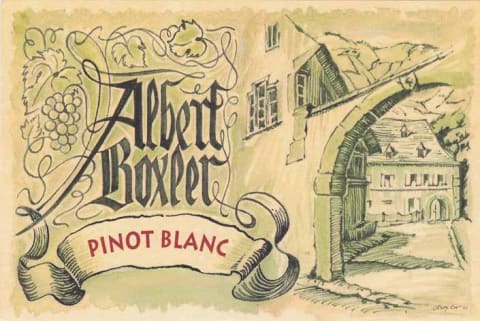 Albert Boxler Pinot Blanc 2018 Front Label
