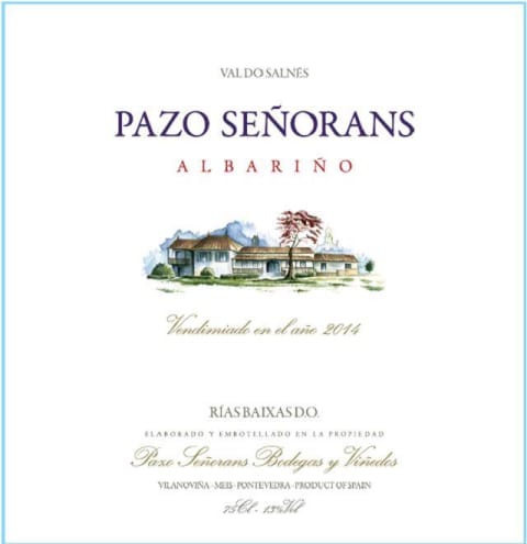 Pazo de Senorans Albarino 2020 Front Label