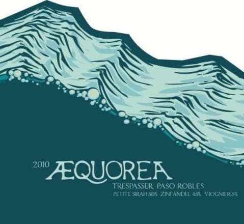 Aaron Wines Aequorea Trespasser 2010 Front Label